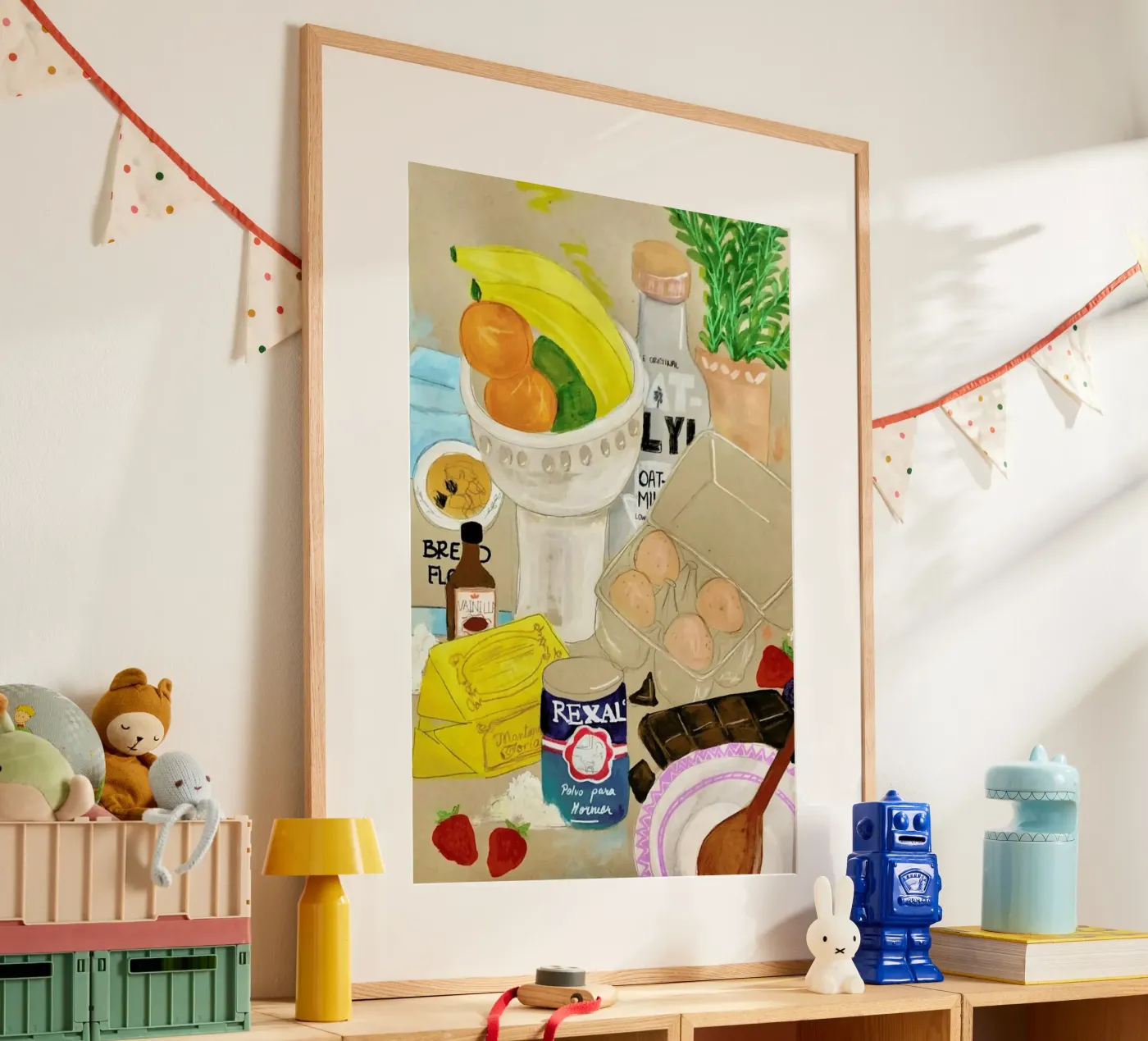 Cluttered Baking Poster von Paloma Kua
