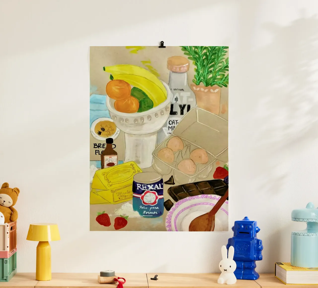 Cluttered Baking poster da Paloma Kua