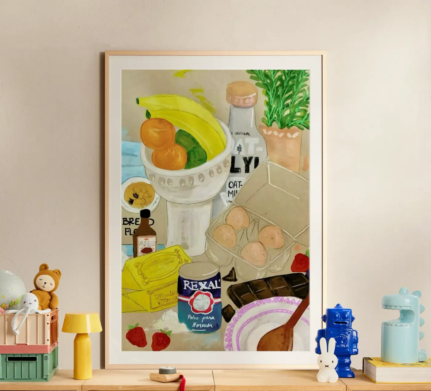 Cluttered Baking Poster von Paloma Kua