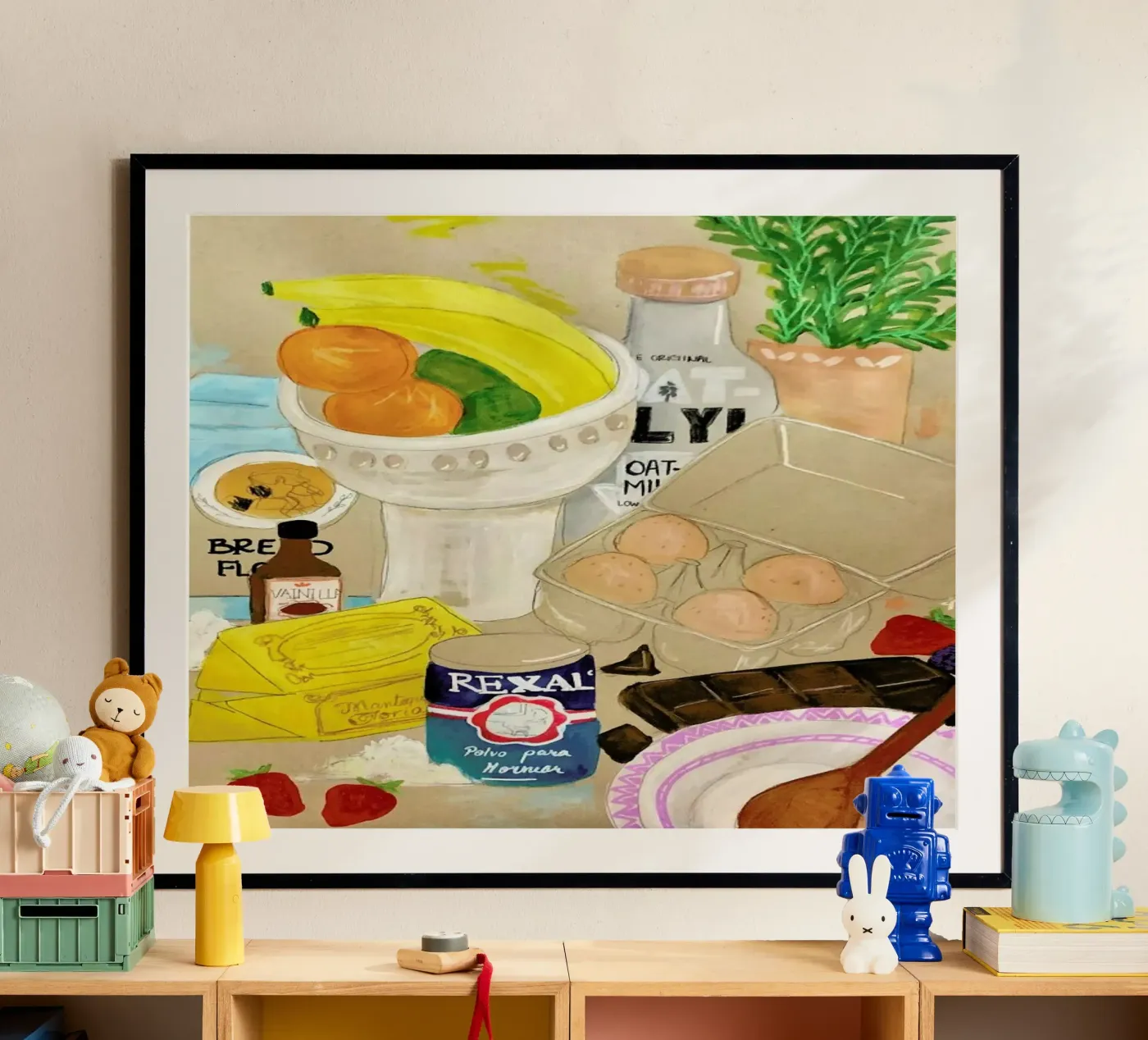Cluttered Baking poster da Paloma Kua