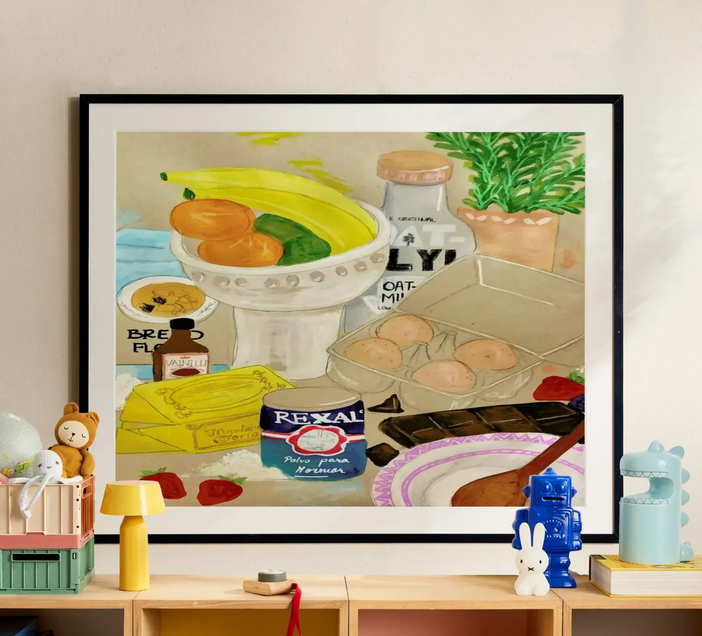 Cluttered Baking Poster von Paloma Kua