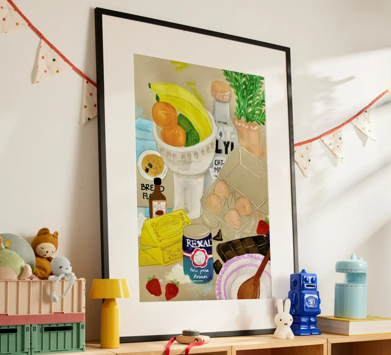 Cluttered Baking poster da Paloma Kua