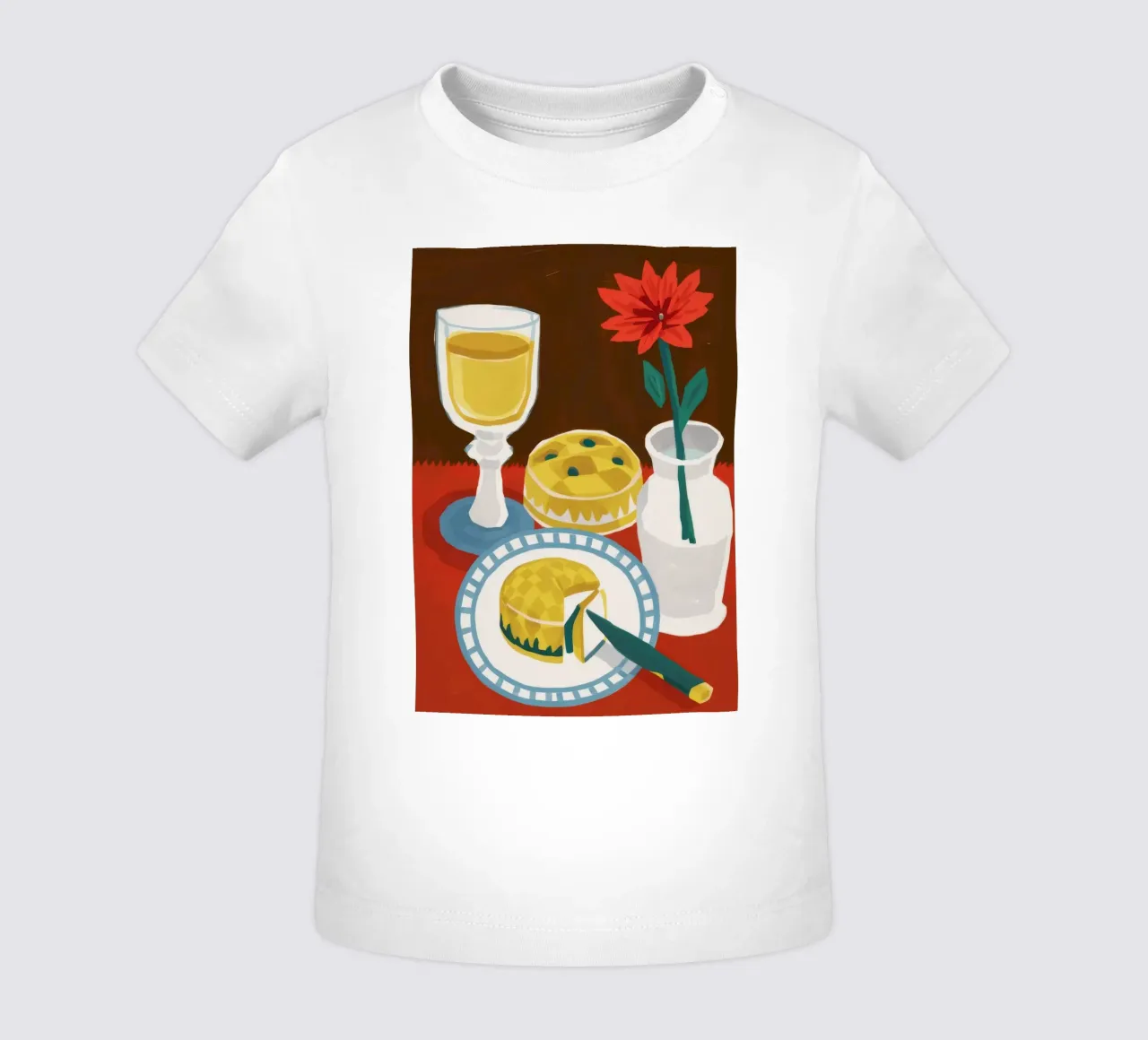 Crostata cremisi maglietta neonato da Moonlite Desire