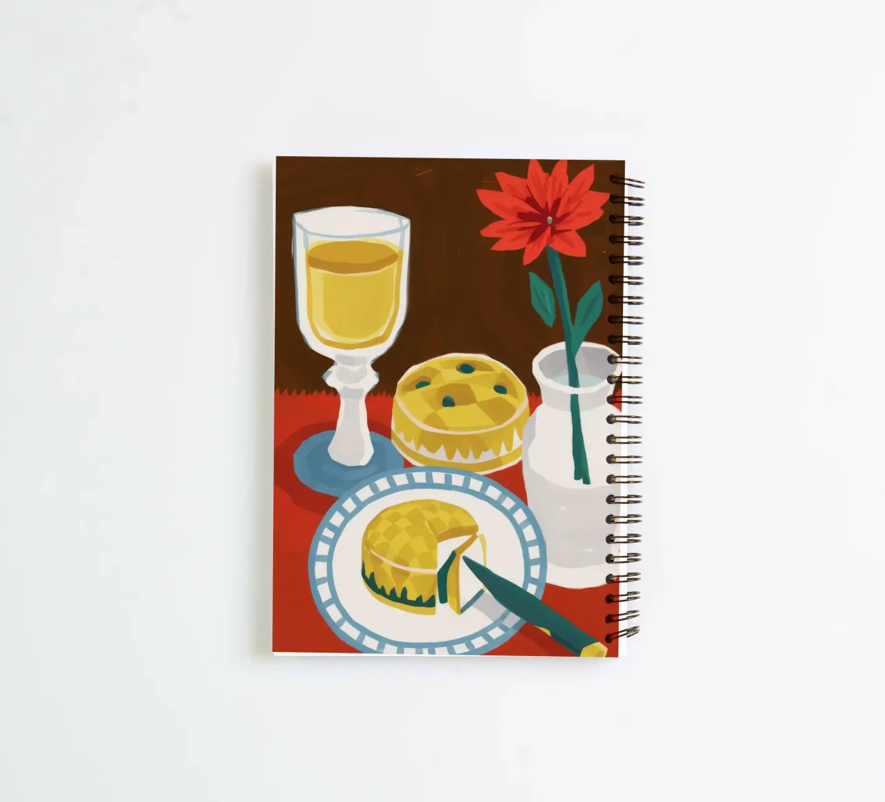 Crostata cremisi diario ad anelli da Moonlite Desire