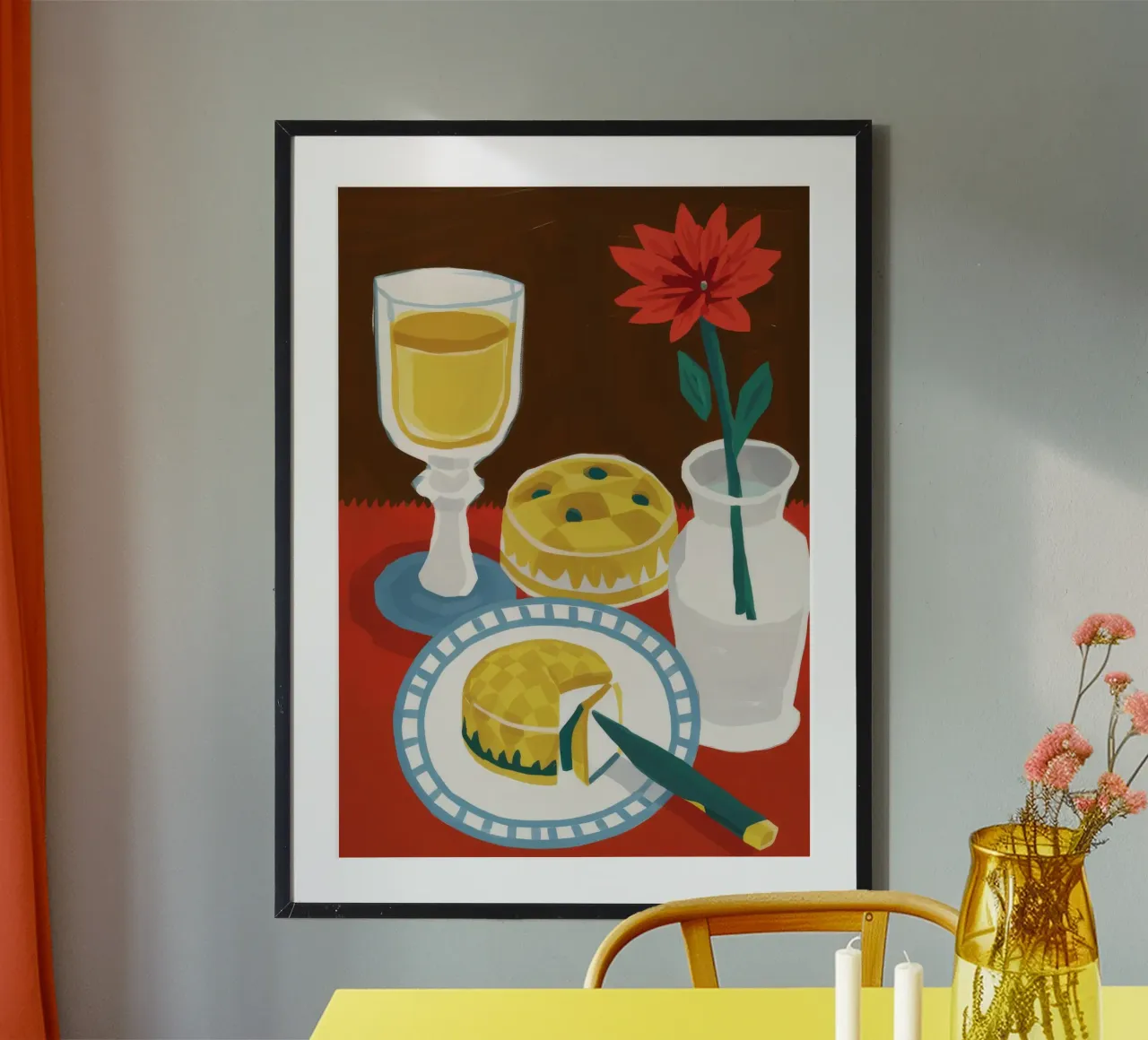 Crostata cremisi poster da Moonlite Desire