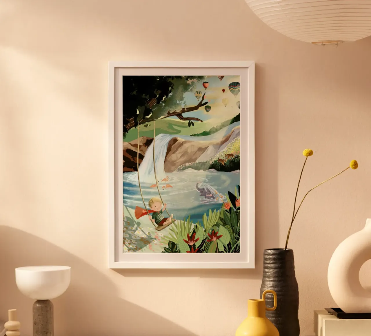 Dreamworld poster con telaio in plastica da Goed Blauw