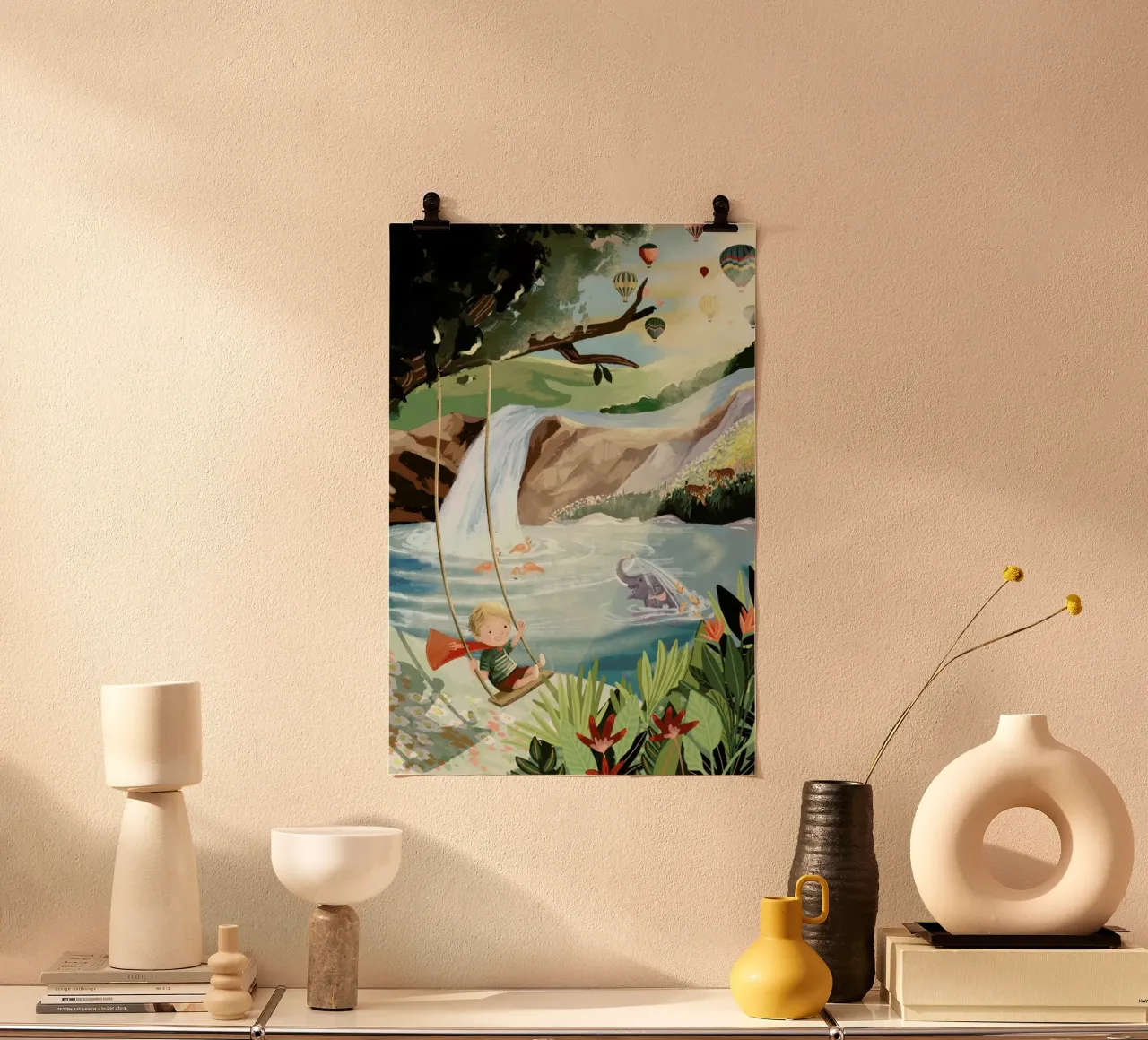 Dreamworld poster con telaio in plastica da Goed Blauw