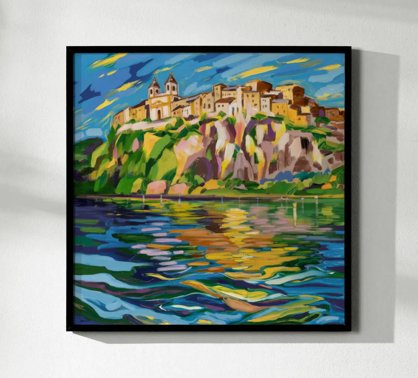 Citadel River Reflection poster by Lush Essence