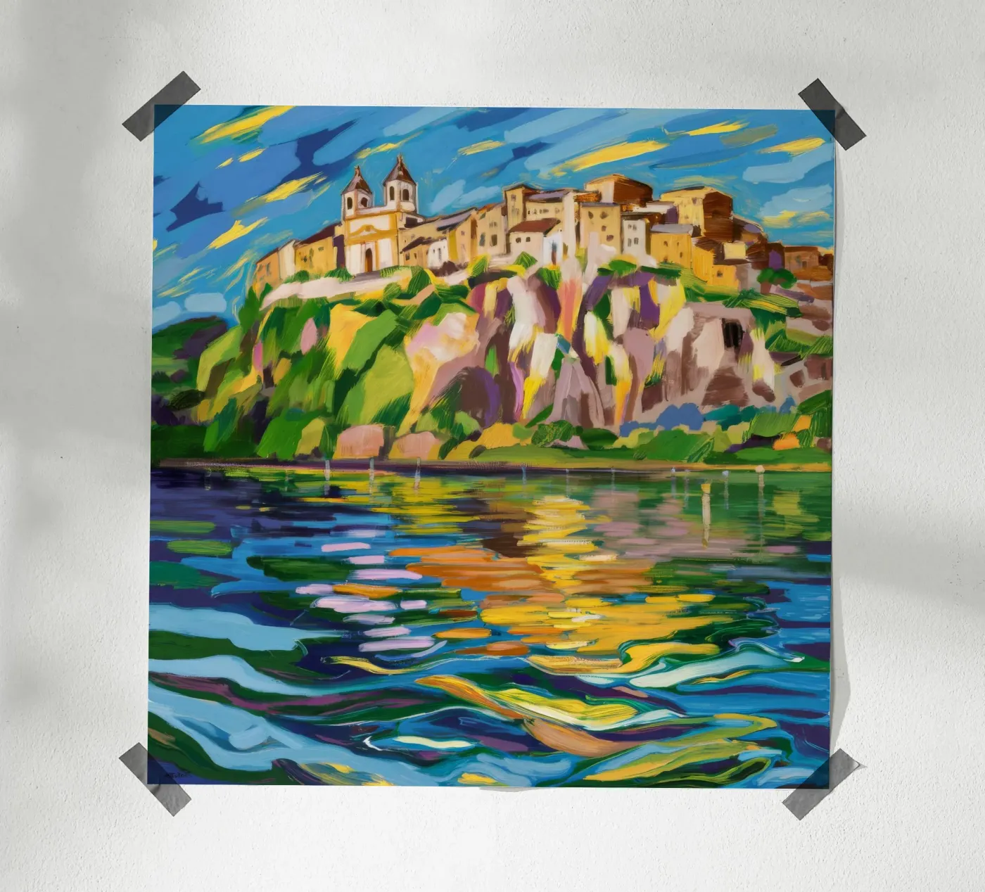 Citadel River Reflection poster by Lush Essence