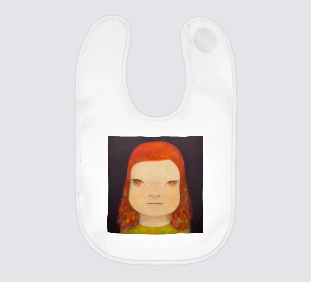 Blurry Mind baby bib by Richard Wickham
