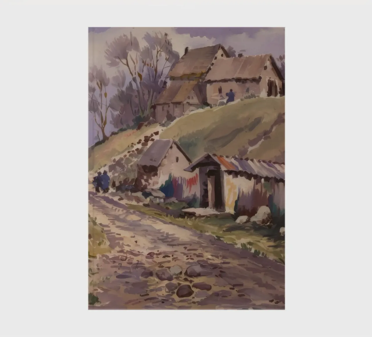 Rustic Village Path notebook by Lush Essence