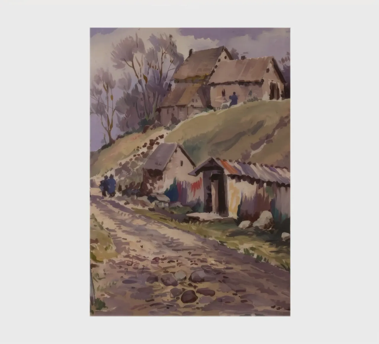 Rustic Village Path notebook by Lush Essence