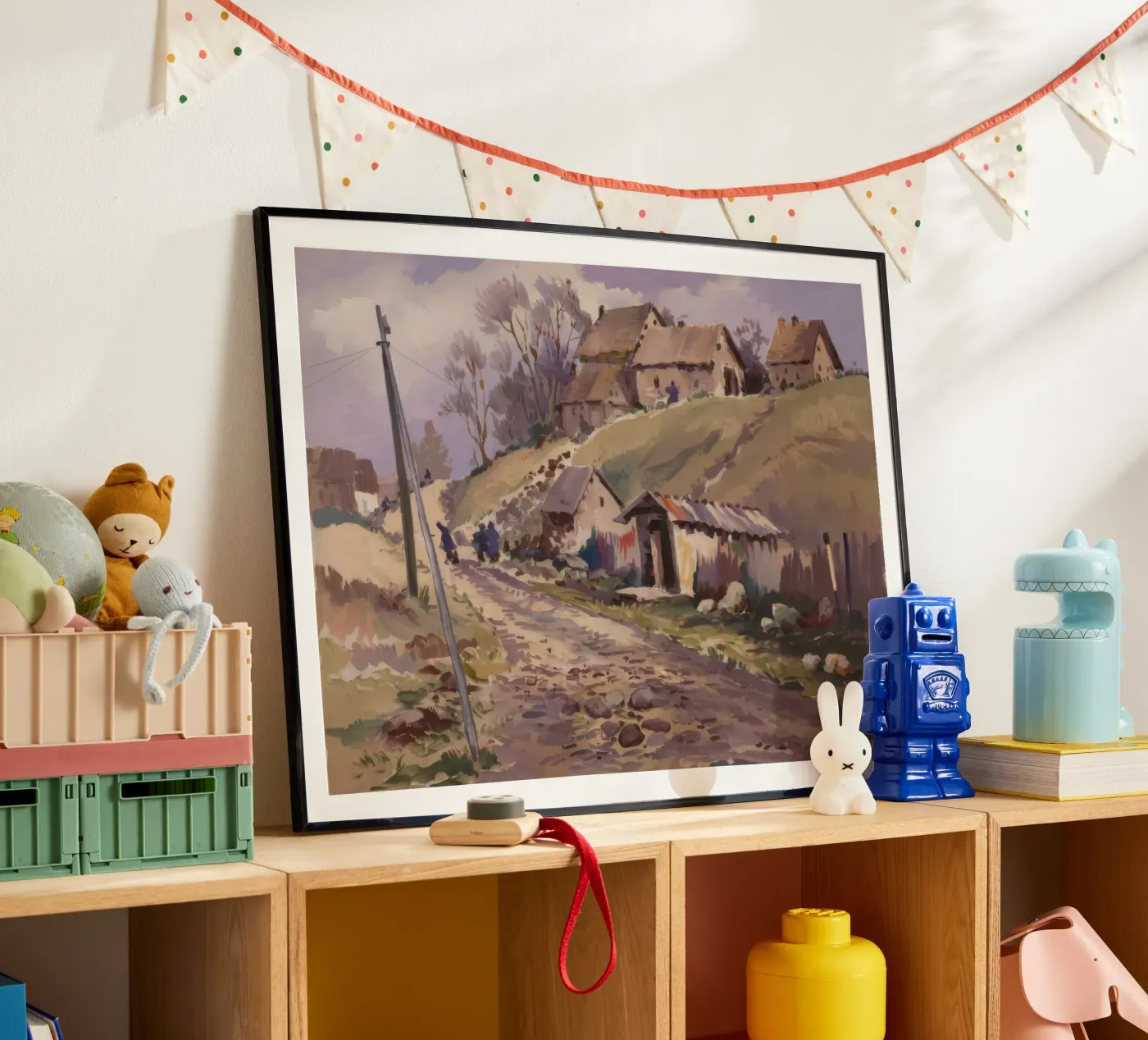 Rustic Village Path poster by Lush Essence