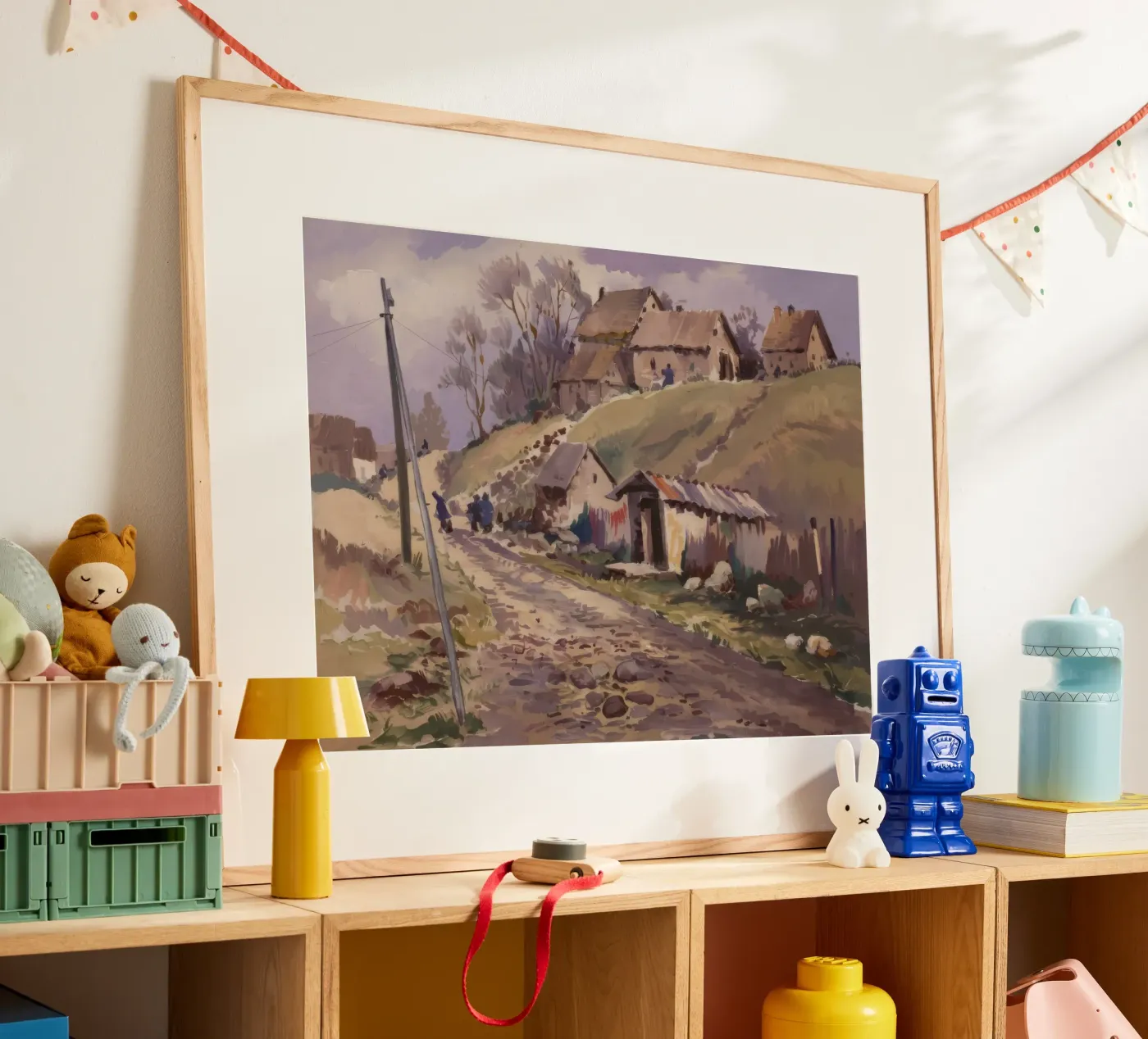 Rustic Village Path poster by Lush Essence