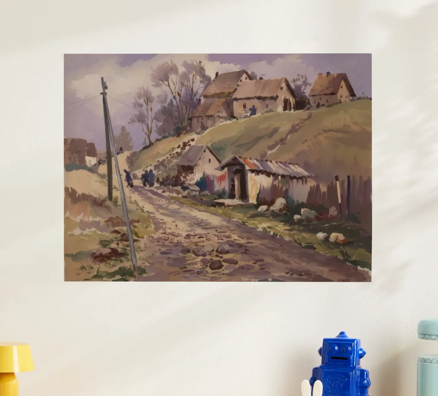 Rustic Village Path poster by Lush Essence