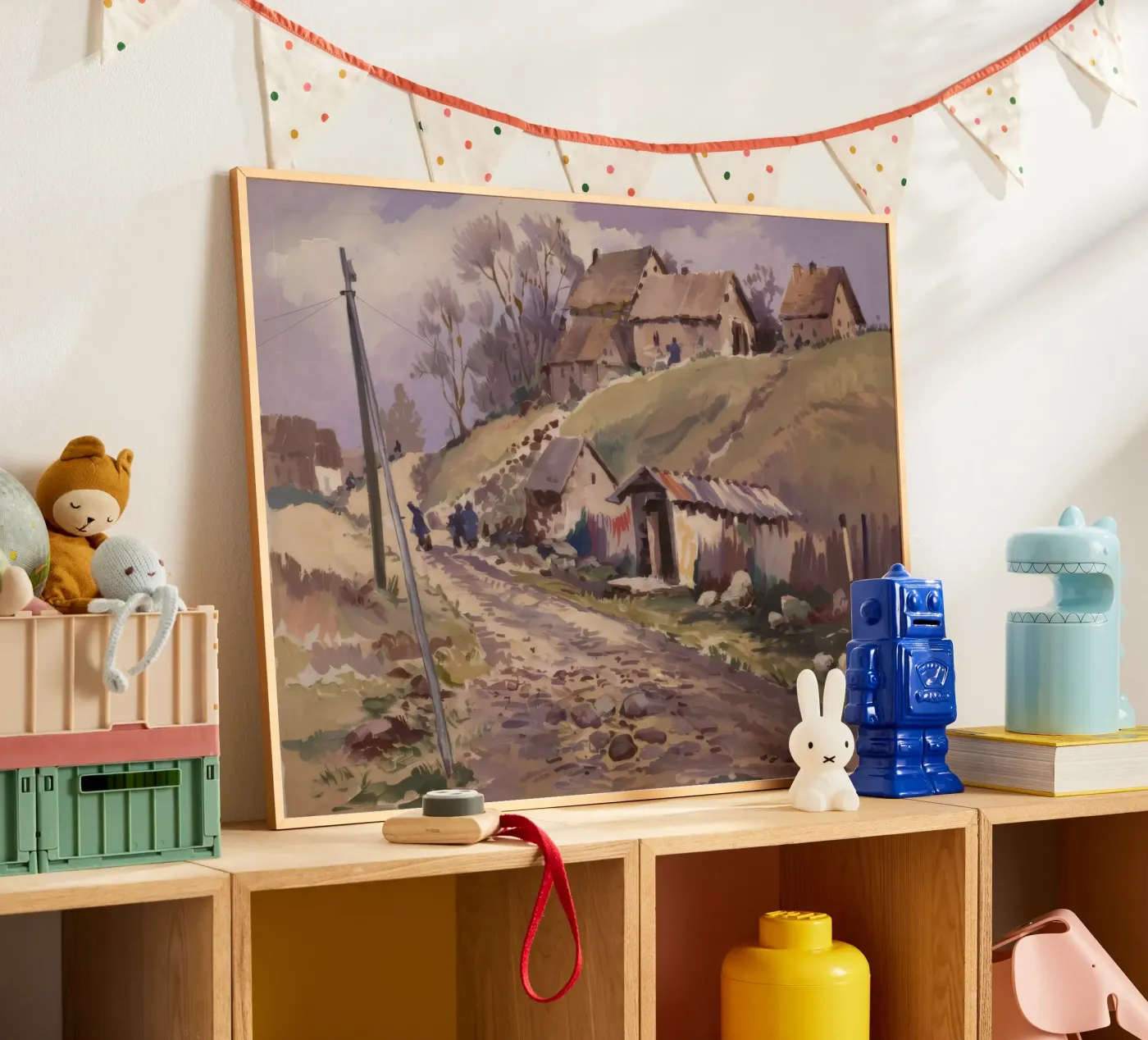 Rustic Village Path poster by Lush Essence