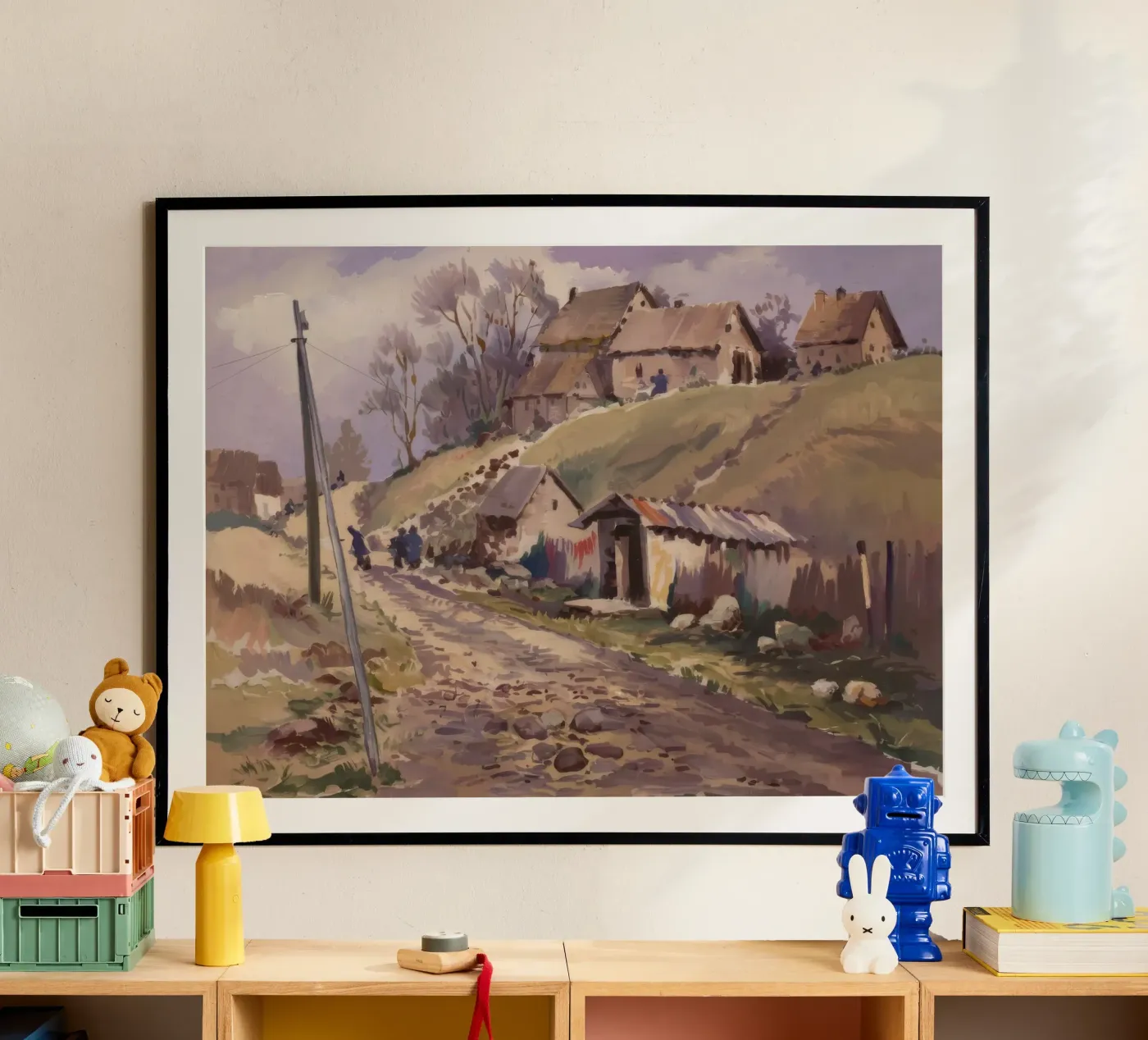 Rustic Village Path poster by Lush Essence