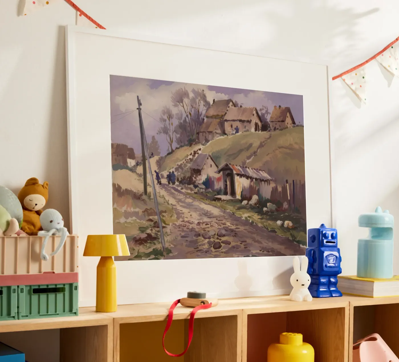 Rustic Village Path poster by Lush Essence