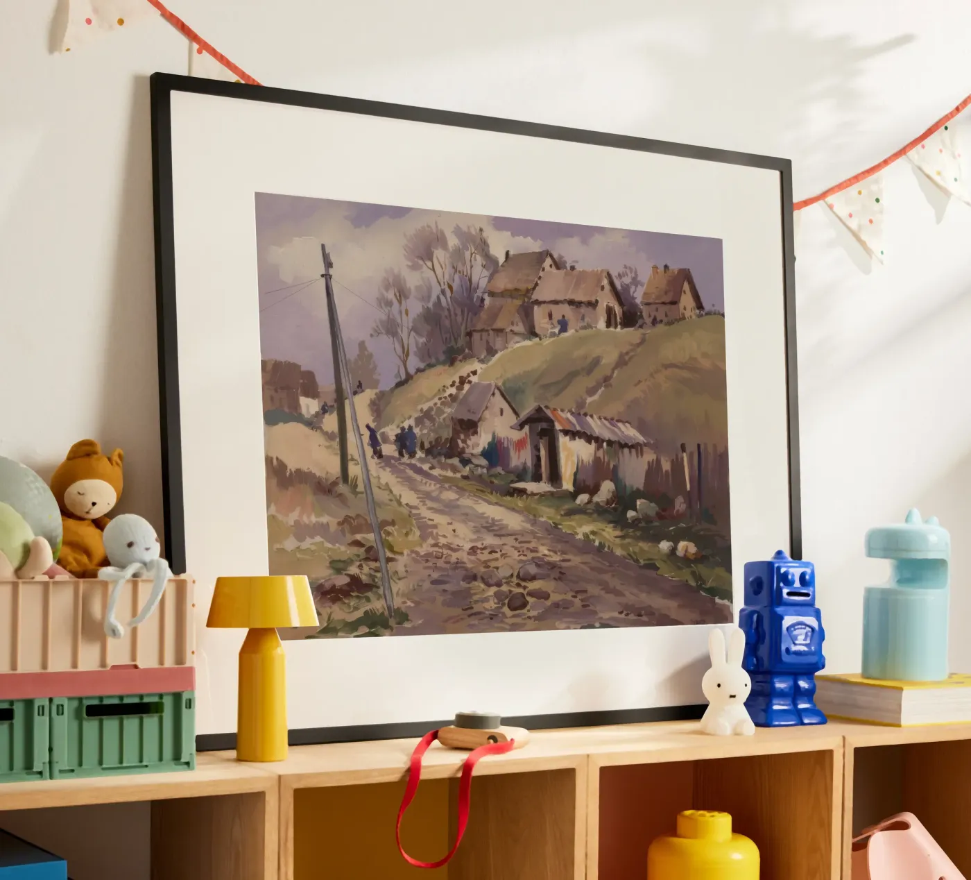 Rustic Village Path poster by Lush Essence