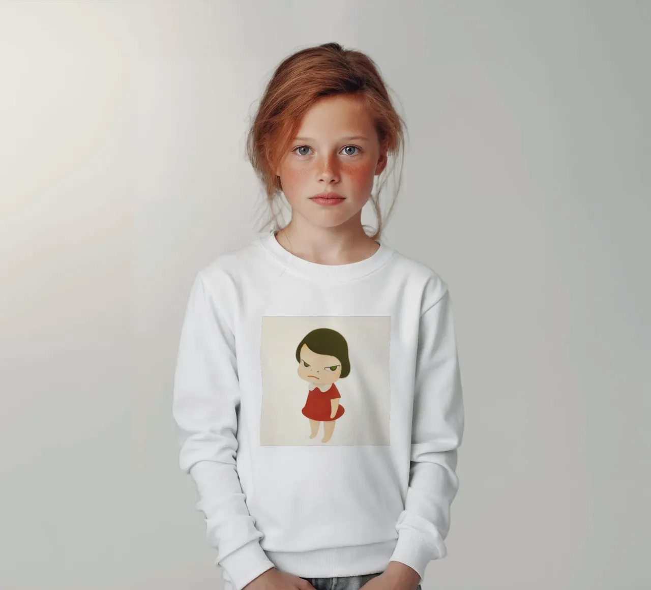 Knife Behind Back Kinder Sweatshirt von Richard Wickham