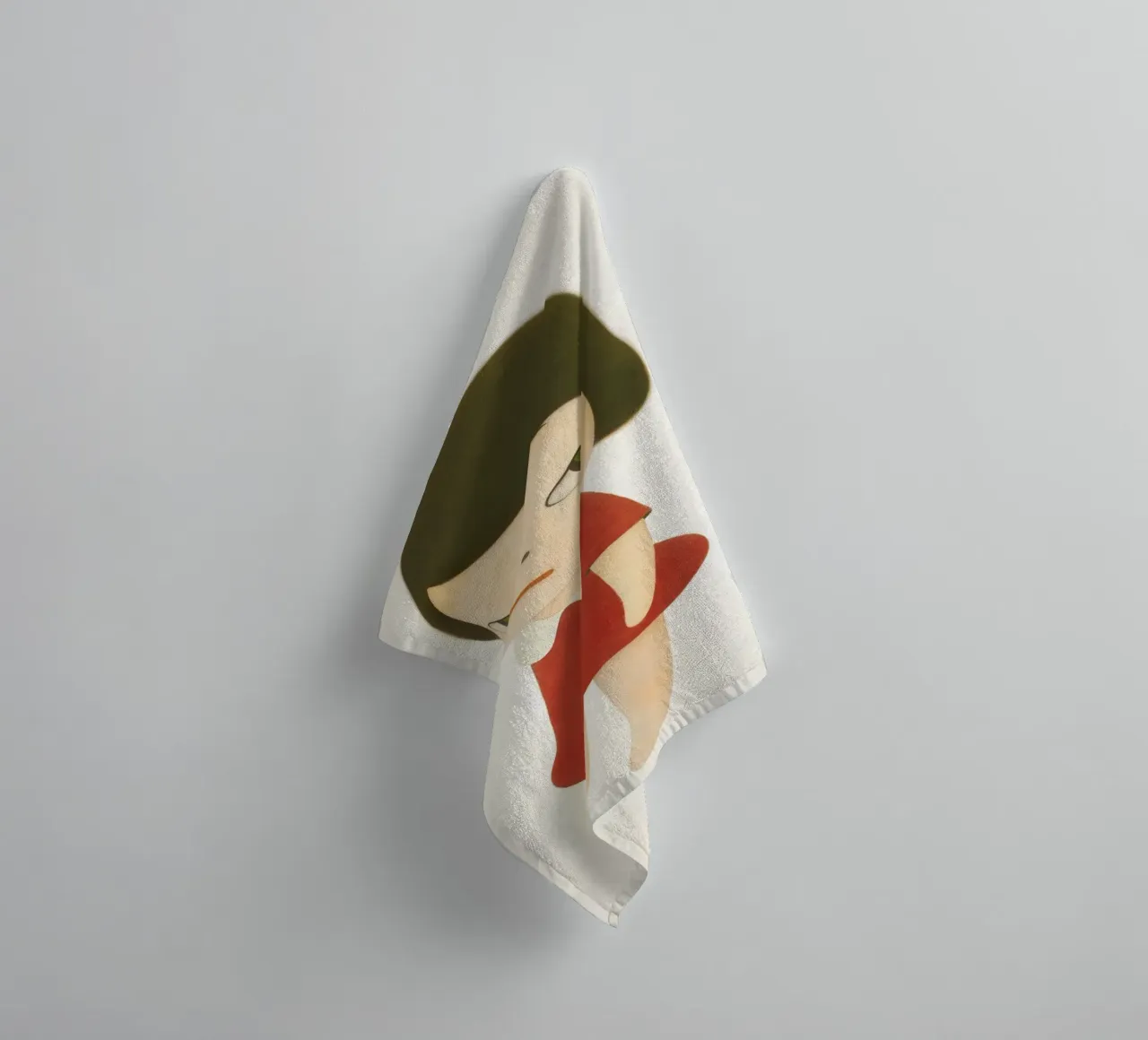 Knife Behind Back towel by Richard Wickham