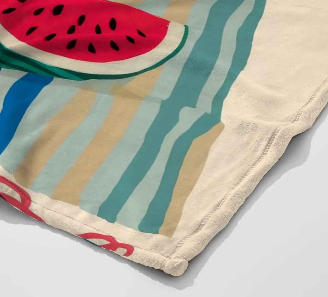 Fiesta floreale all'anguria coperta in pile da Moonlite Desire