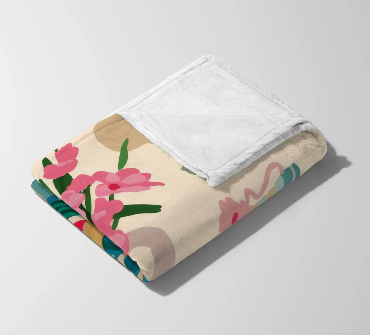 Fiesta floreale all'anguria coperta in pile da Moonlite Desire