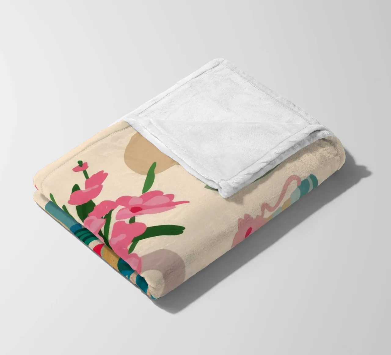 Fiesta floreale all'anguria coperta in pile da Moonlite Desire