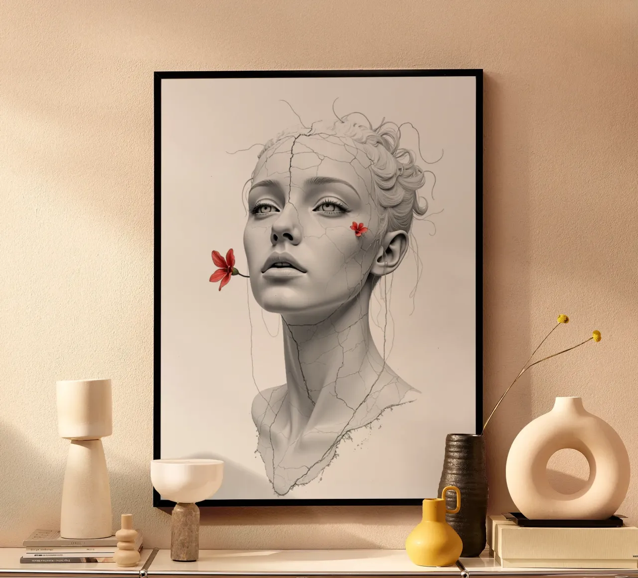 È sbocciata in silenzio carta hahnemühle da Dustlight Atelier