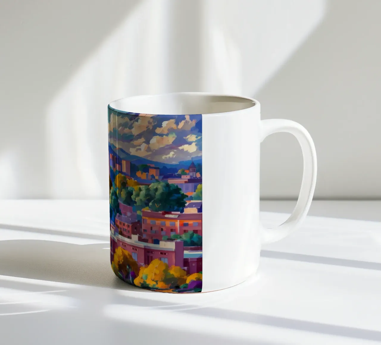 Panorama della guglia sul tetto tazza in ceramica da Lush Essence