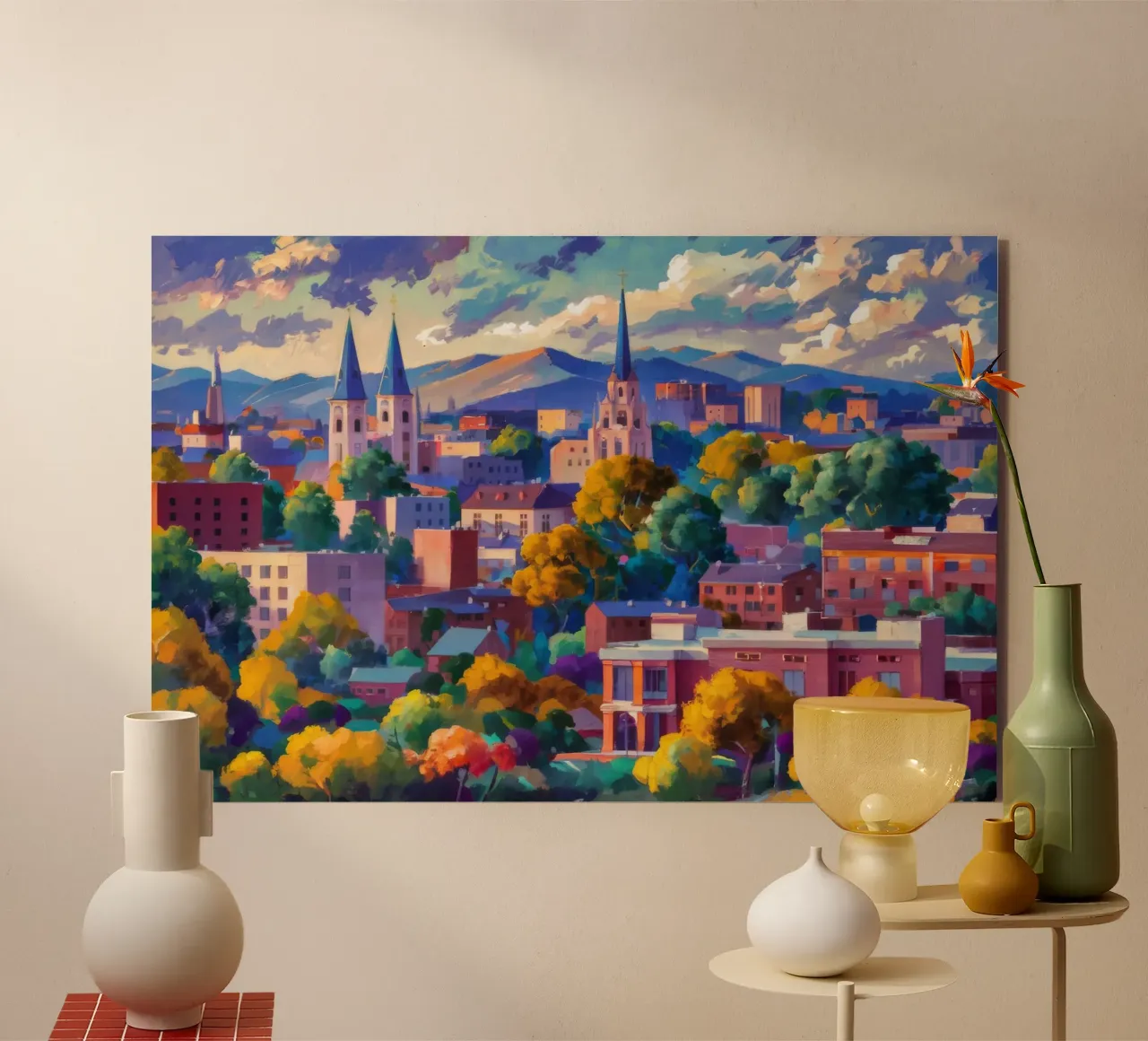 Panorama della guglia sul tetto alluminio dibond da Lush Essence
