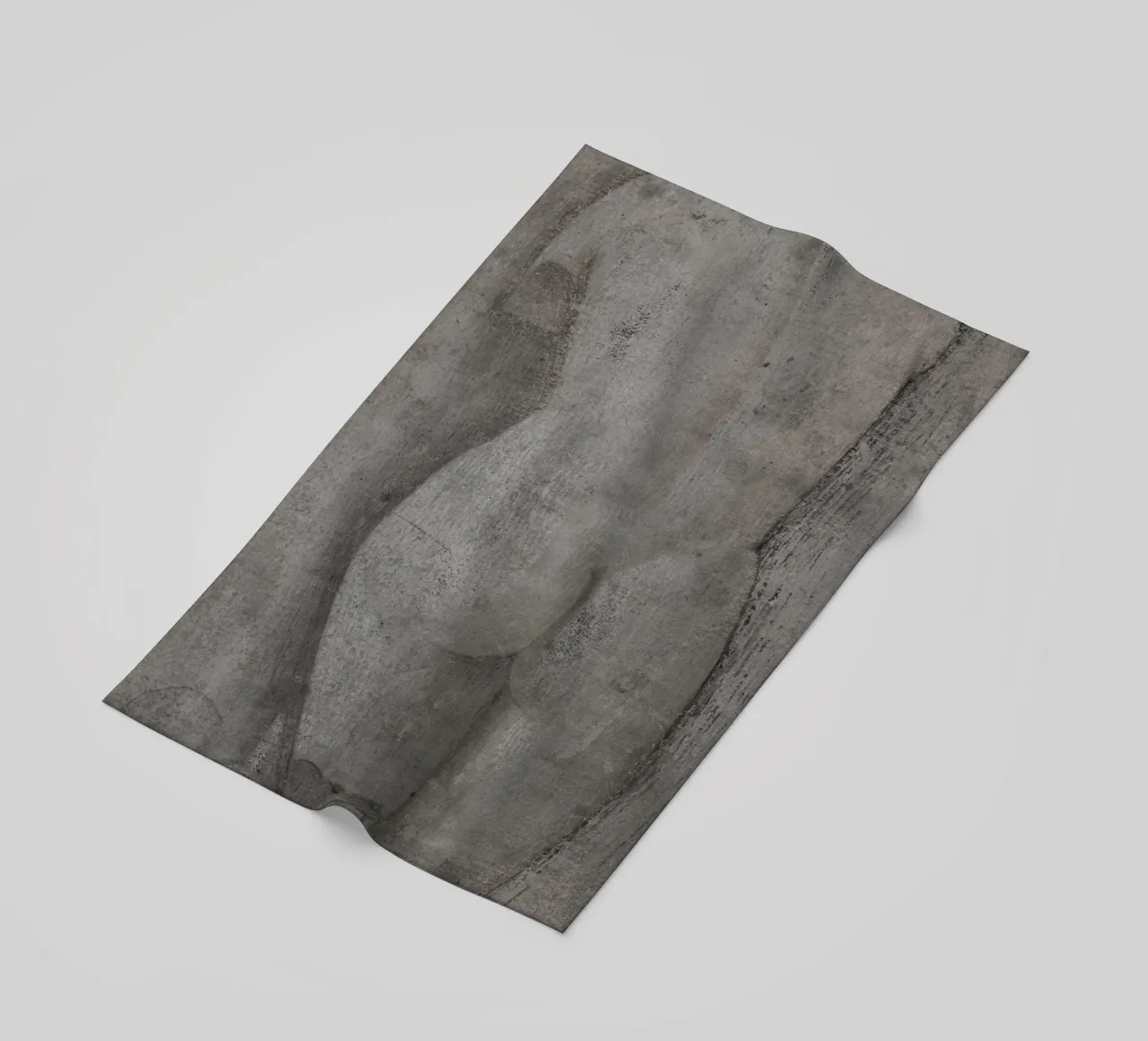 Vintage Torso Study - Classical Figure Drawing Art beach towel by ClubArt