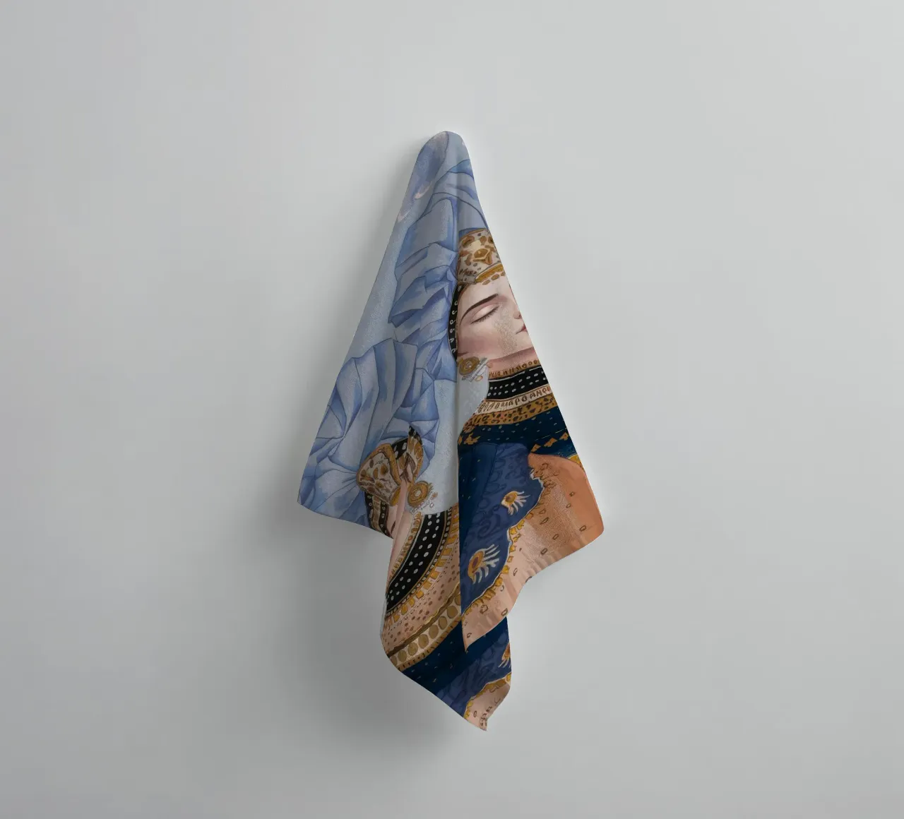 Gilded Twin Serenity towel by Vivid Reverie