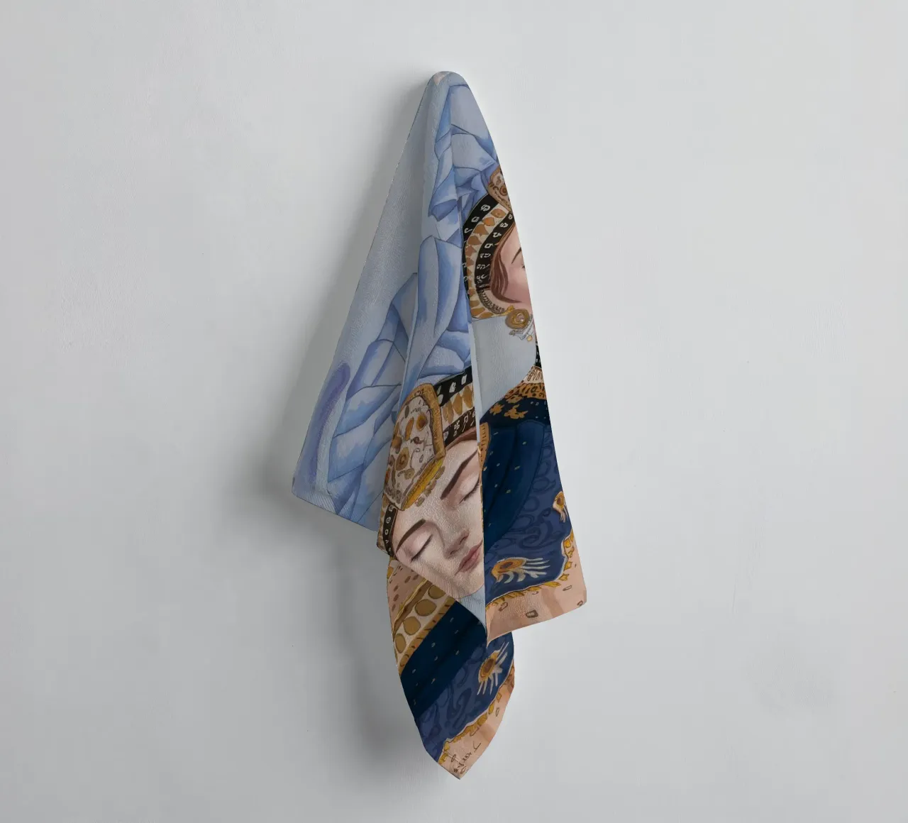 Gilded Twin Serenity towel by Vivid Reverie