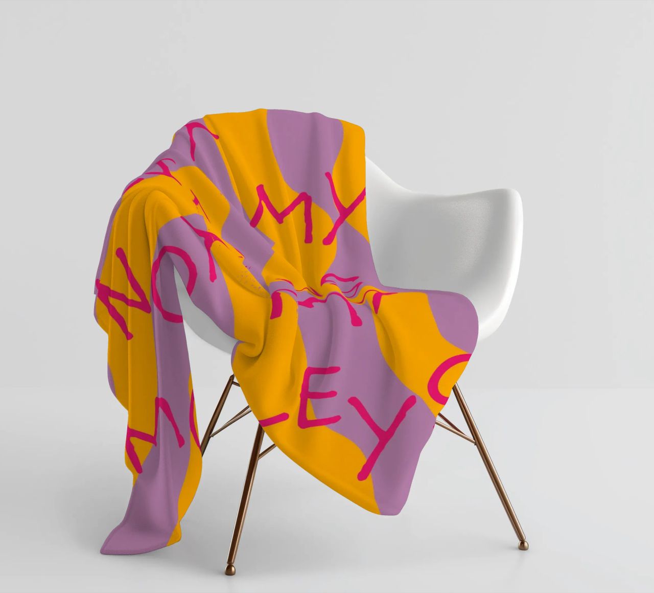 not my circus not my monkeys. Fleecedecke von FRICKE DESIGN