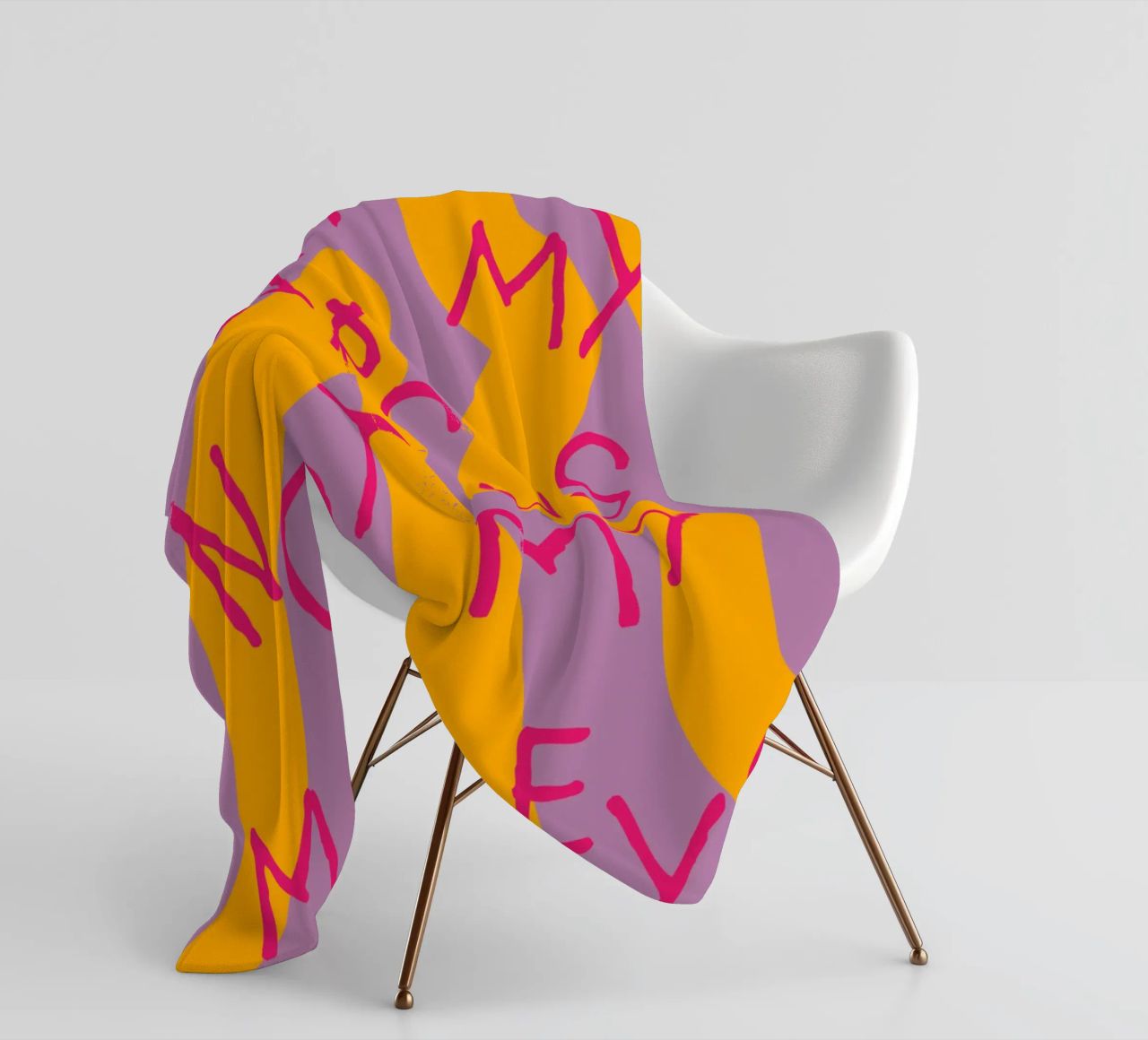 not my circus not my monkeys. Fleecedecke von FRICKE DESIGN