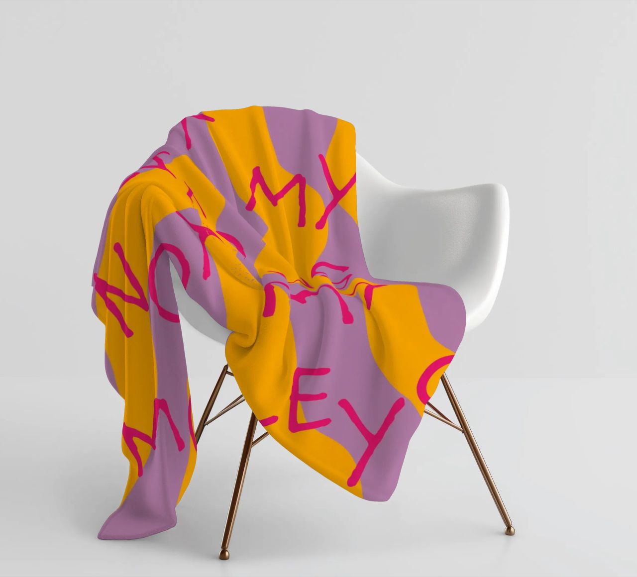 not my circus not my monkeys. Fleecedecke von FRICKE DESIGN