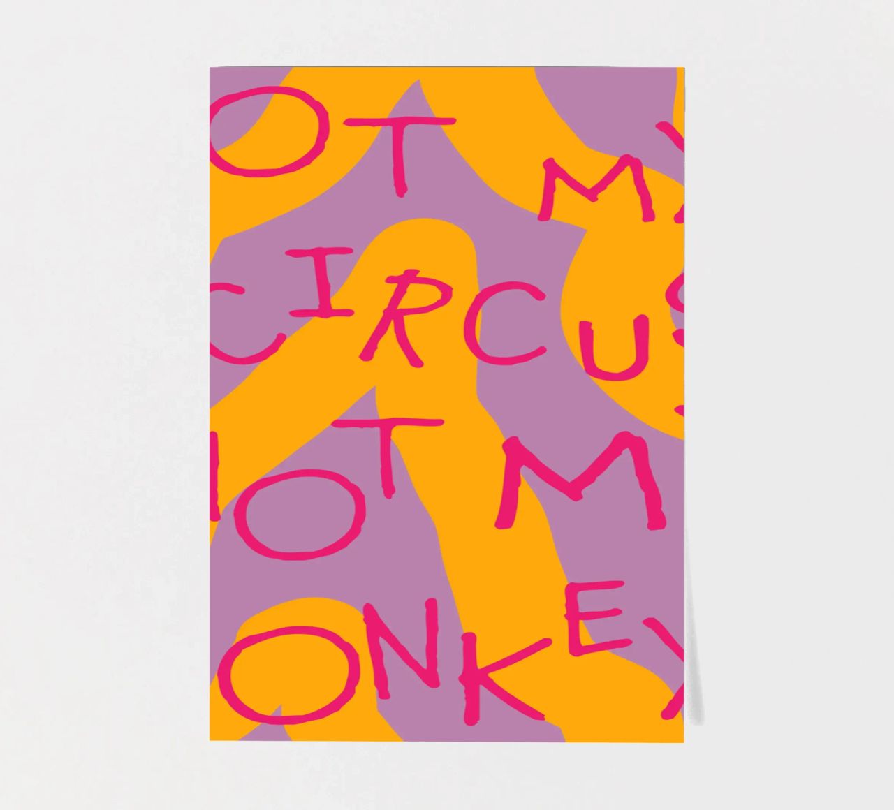 not my circus not my monkeys. Stickerbogen von FRICKE DESIGN