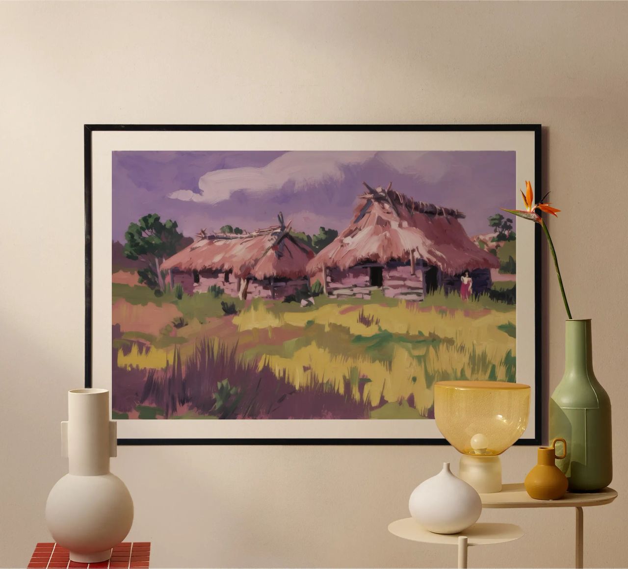 Homestead's Abendstille Poster von Lush Essence