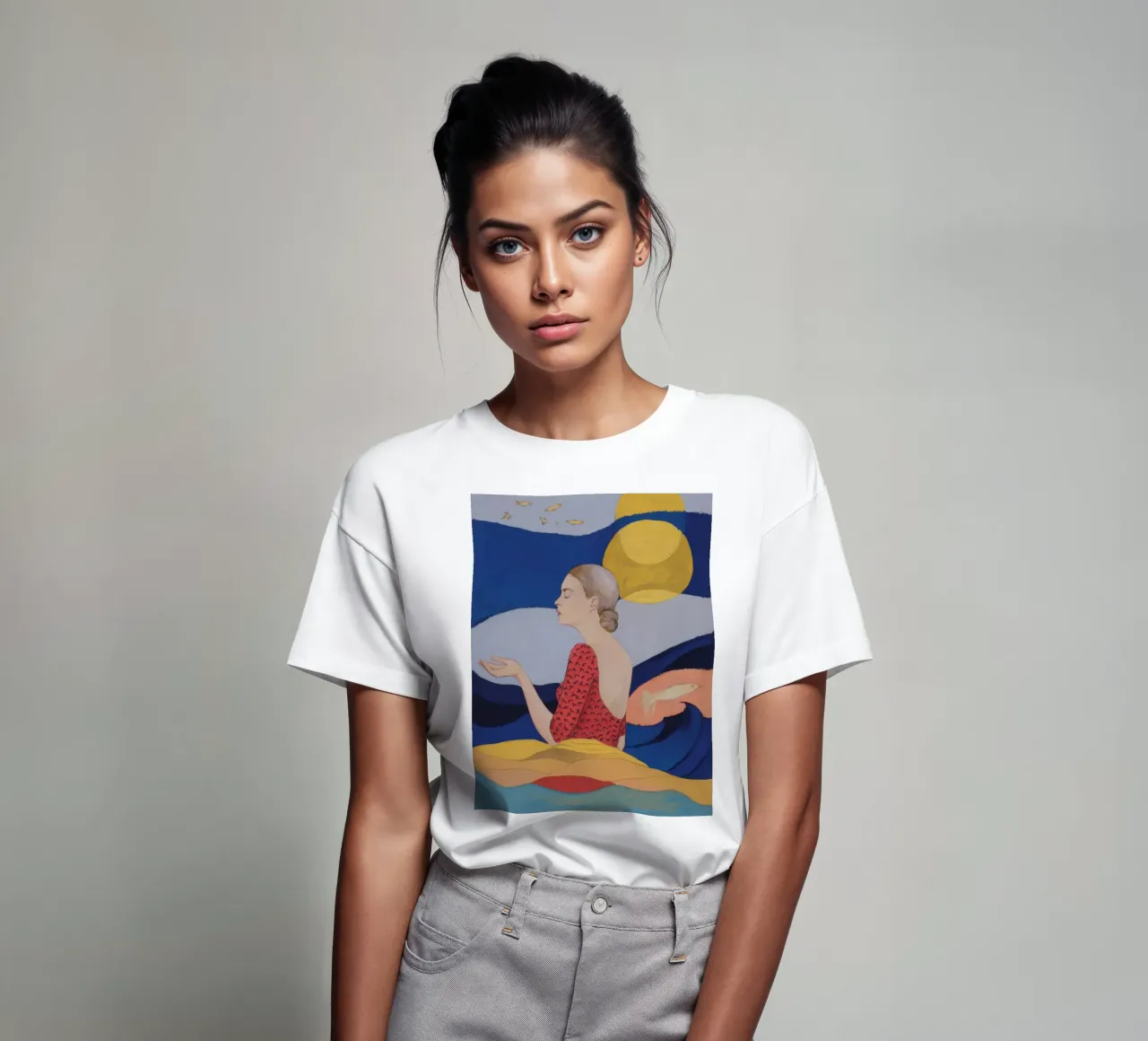 Point de lune Repose t-shirt de Vivid Reverie