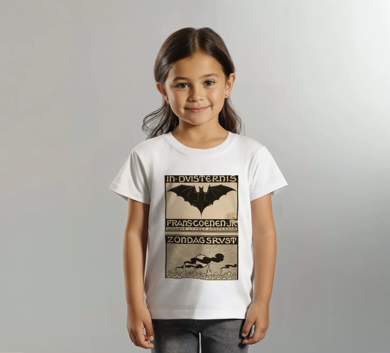 Jan Toorop - "In Darkness" e "Sunday Rest" - Art Nou olandese t-shirt bambini da ClubArt