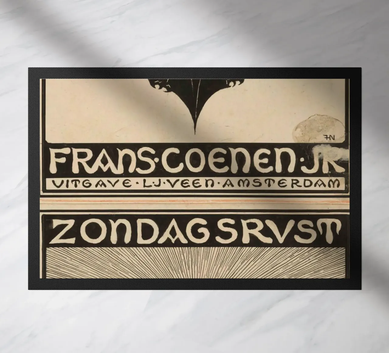 Jan Toorop - "In Darkness" e "Sunday Rest" - Art Nou olandese zerbino da ClubArt