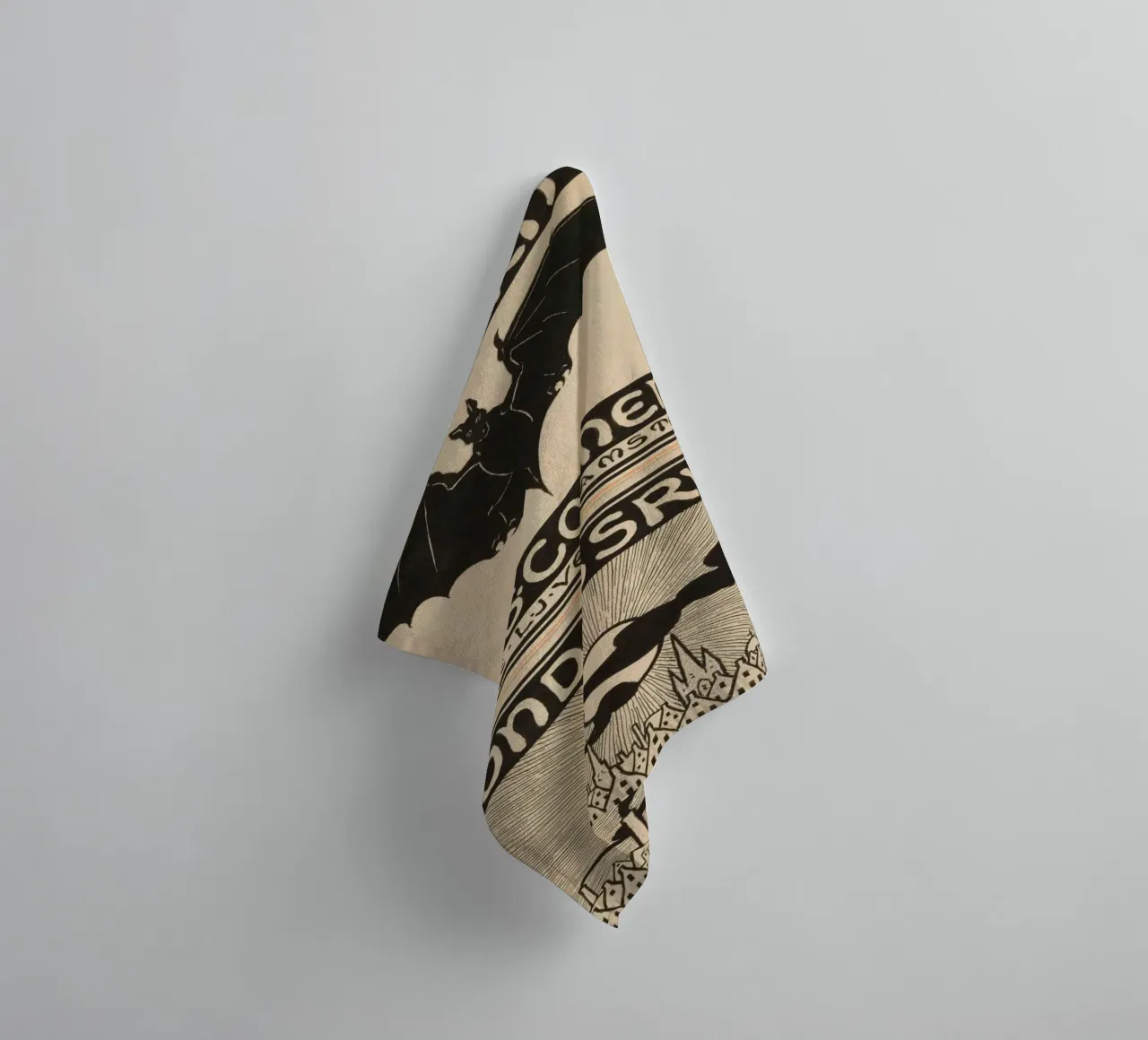 Jan Toorop - "In Darkness" & "Sunday Rest" - Dutch Art Nou towel by ClubArt