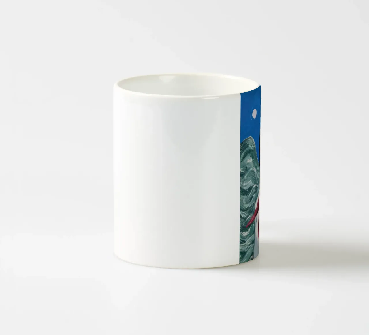 Picco della sciarpa cremisi tazza in ceramica da Vivid Reverie
