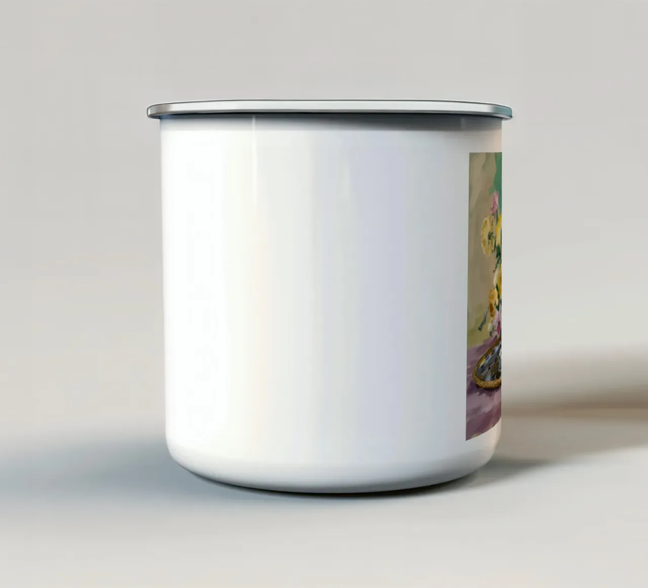 Samovar - Quiete floreale tazza in smalto da Lush Essence