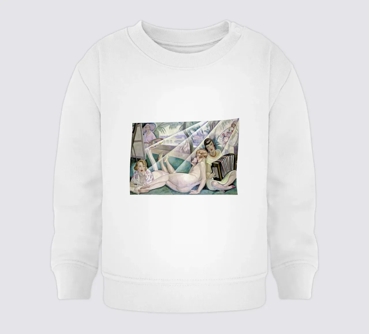 Gerda Wegener - A Summer's Day felpa neonato da Vintage by JUNIQE