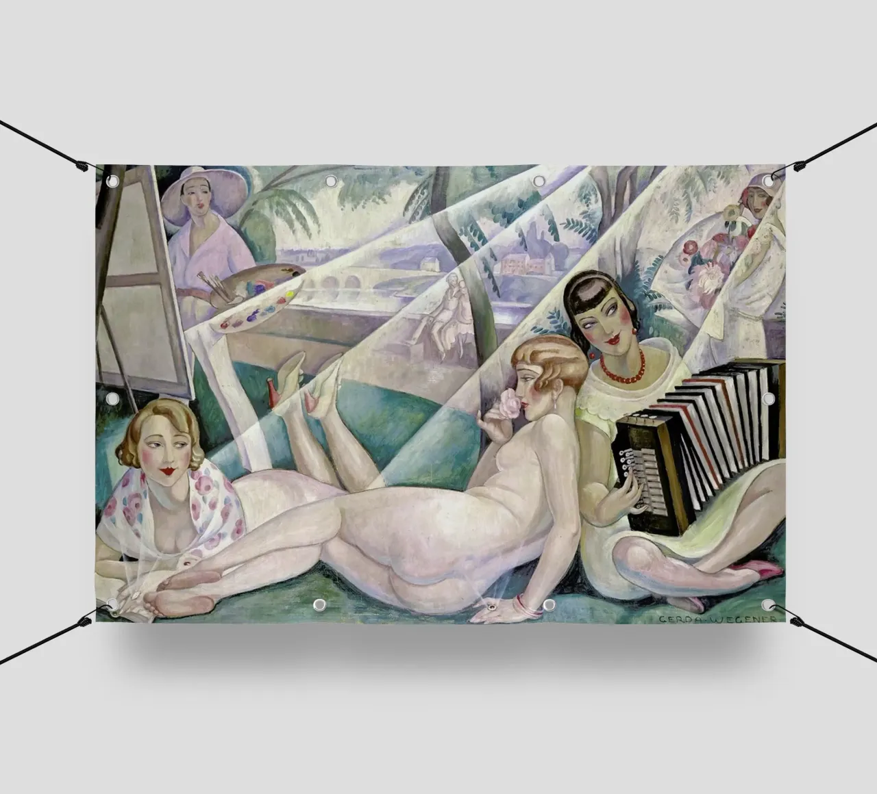 Gerda Wegener - A Summer's Day telo in pvc da Vintage by JUNIQE