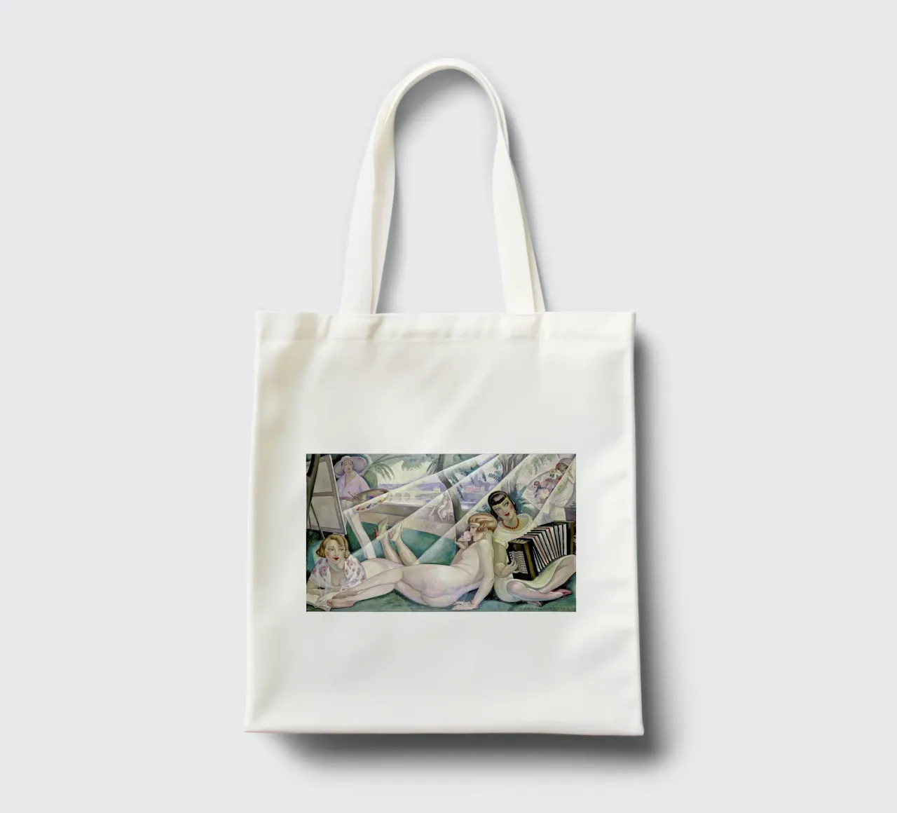 Gerda Wegener - A Summer's Day borsa in juta da Vintage by JUNIQE