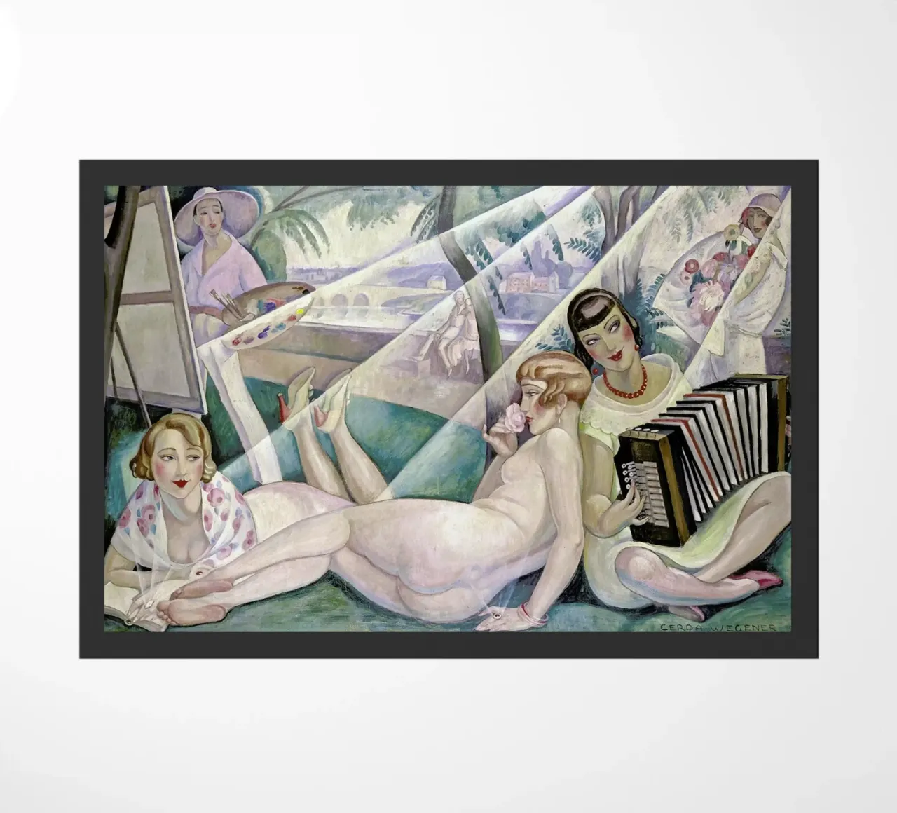 Gerda Wegener - A Summer's Day zerbino da Vintage by JUNIQE