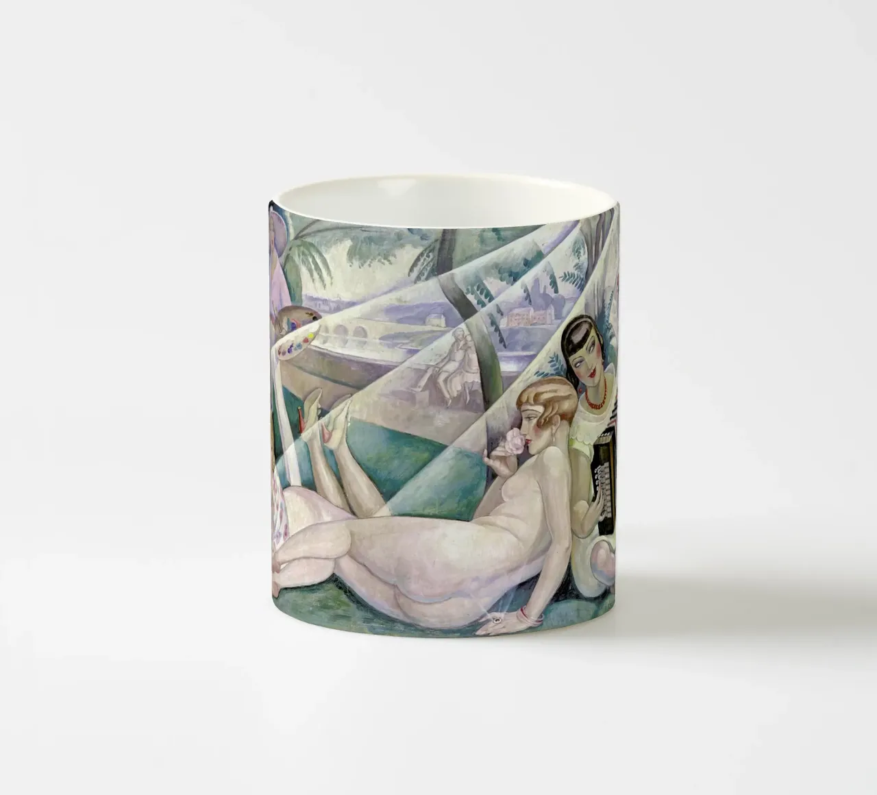 Gerda Wegener - A Summer's Day tazza in ceramica da Vintage by JUNIQE